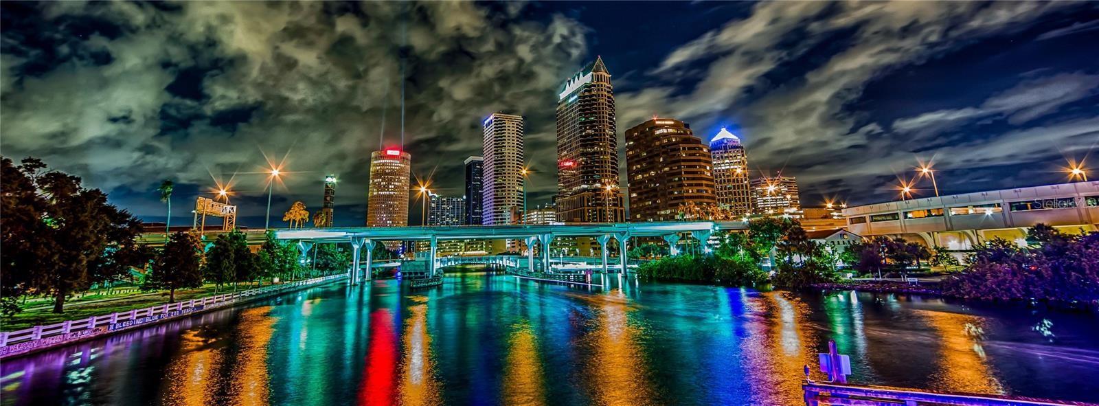 Beautiful Tampa is a short drive