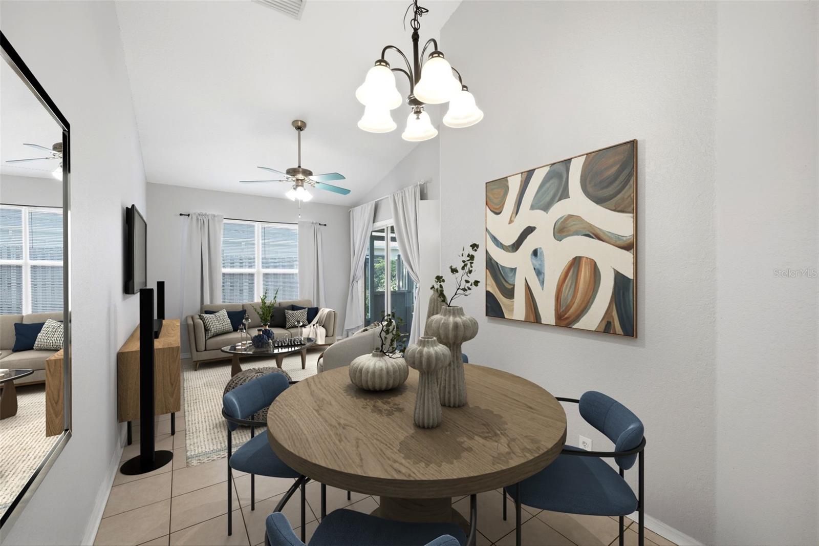 Living Room/Dining Room area