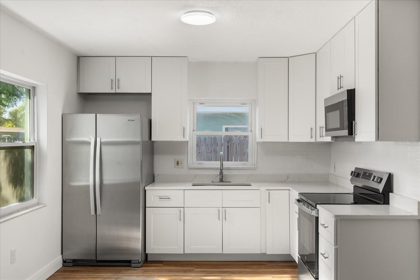 Newly remodeled kitchen