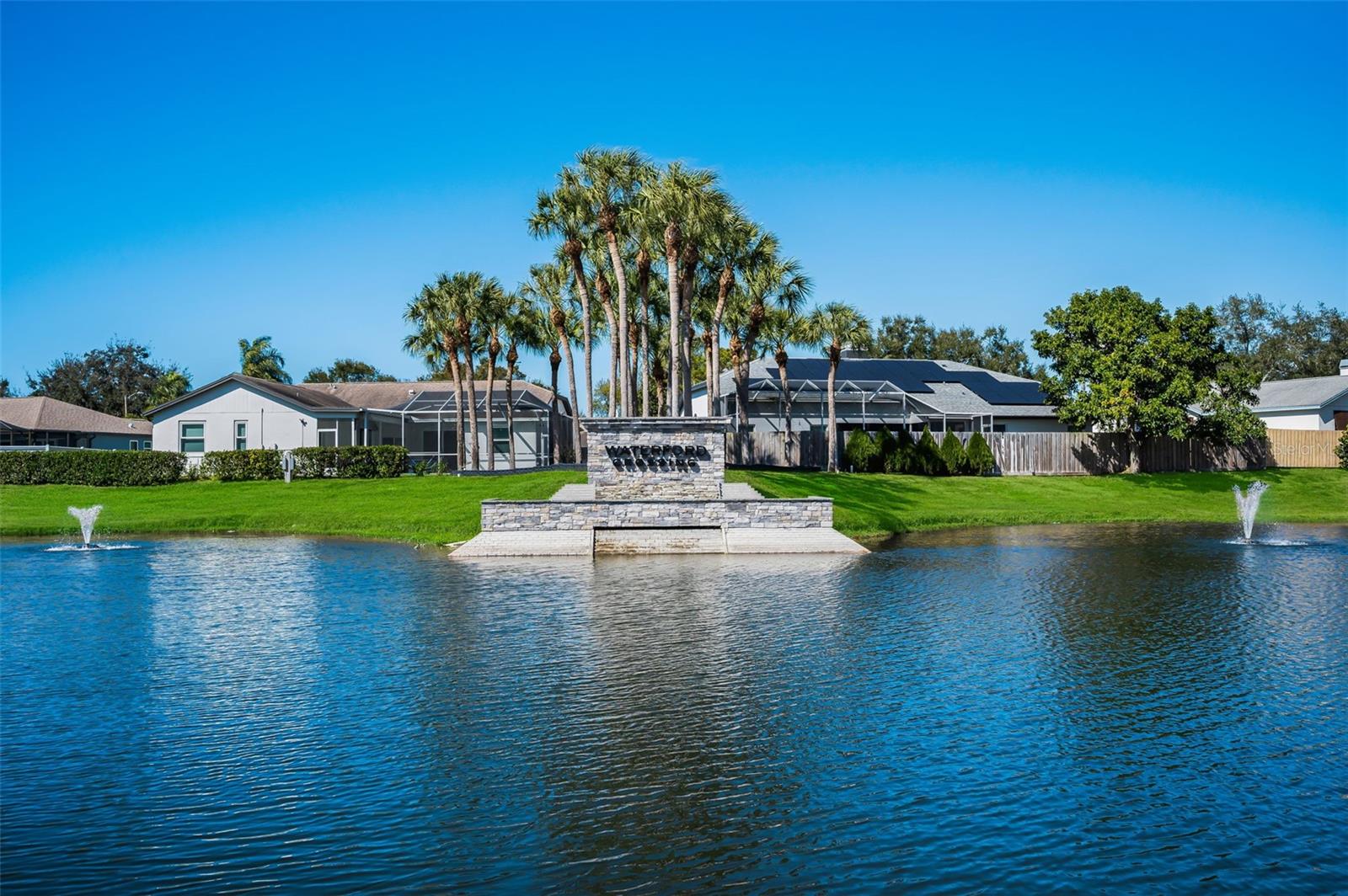Retention Pond along Curlew Rd