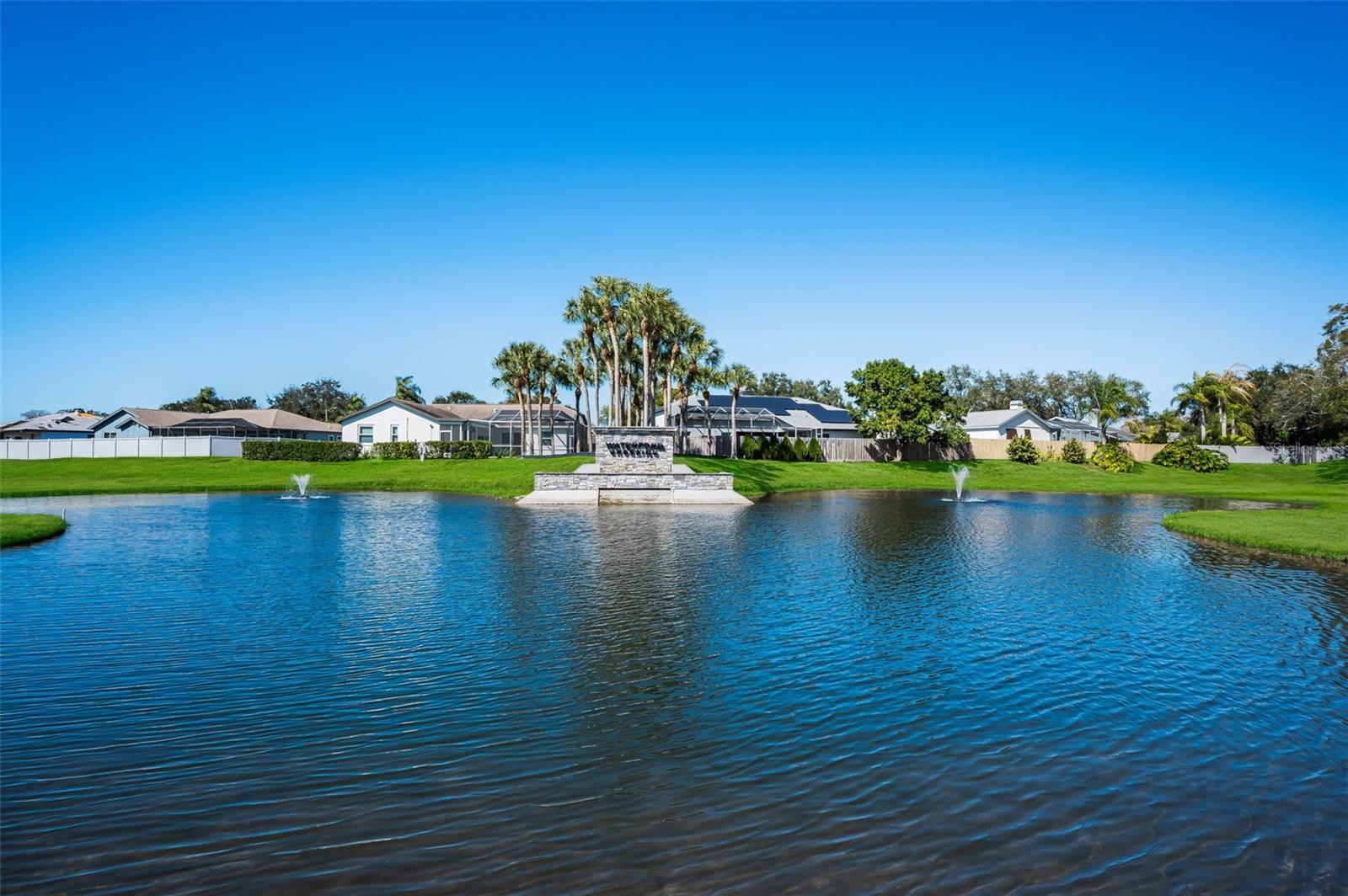 Retention Pond along Curlew Rd