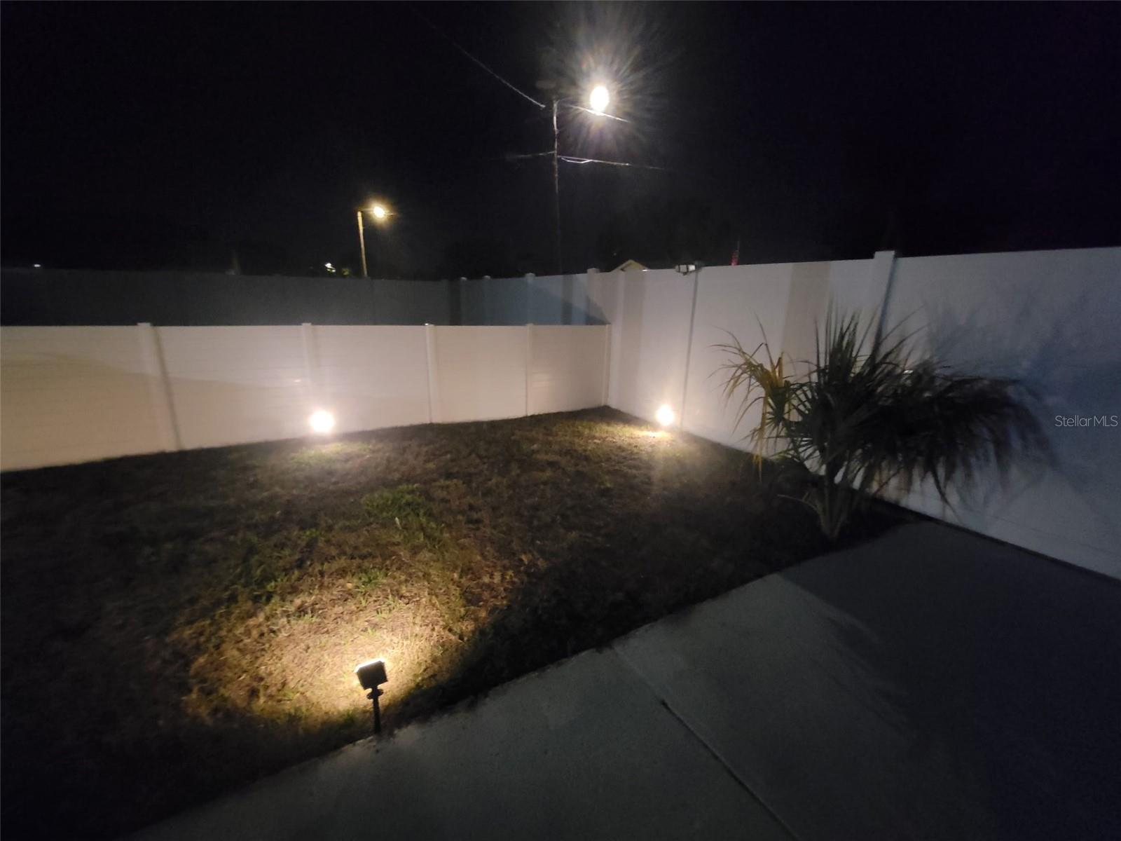 Small yard within the larger yard