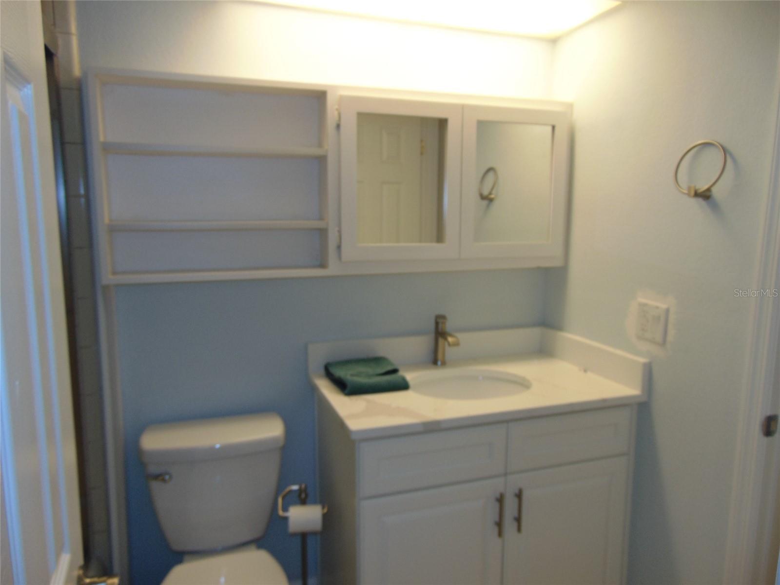 Updated bathroom and shower!