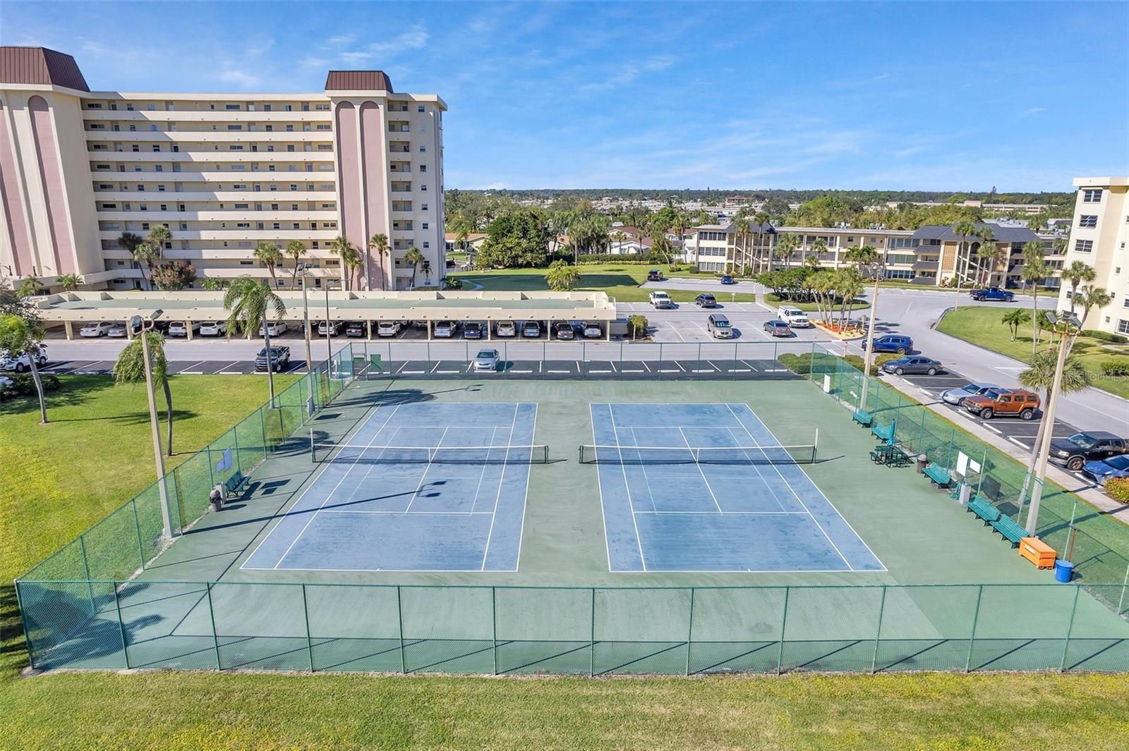 Tennis and Pickleball courts to enjoy!