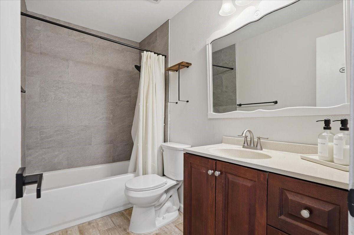 REMODELED GUEST BATHROOM