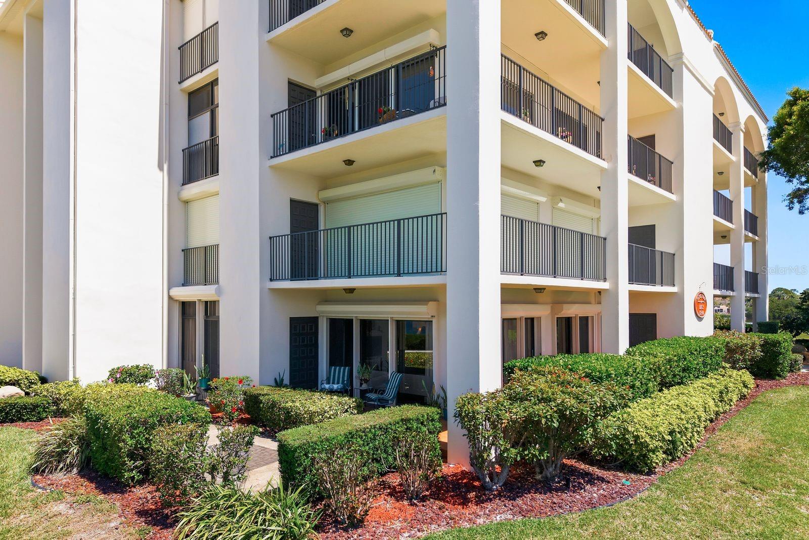 First Floor Corner Unit with Wrap Around Patio