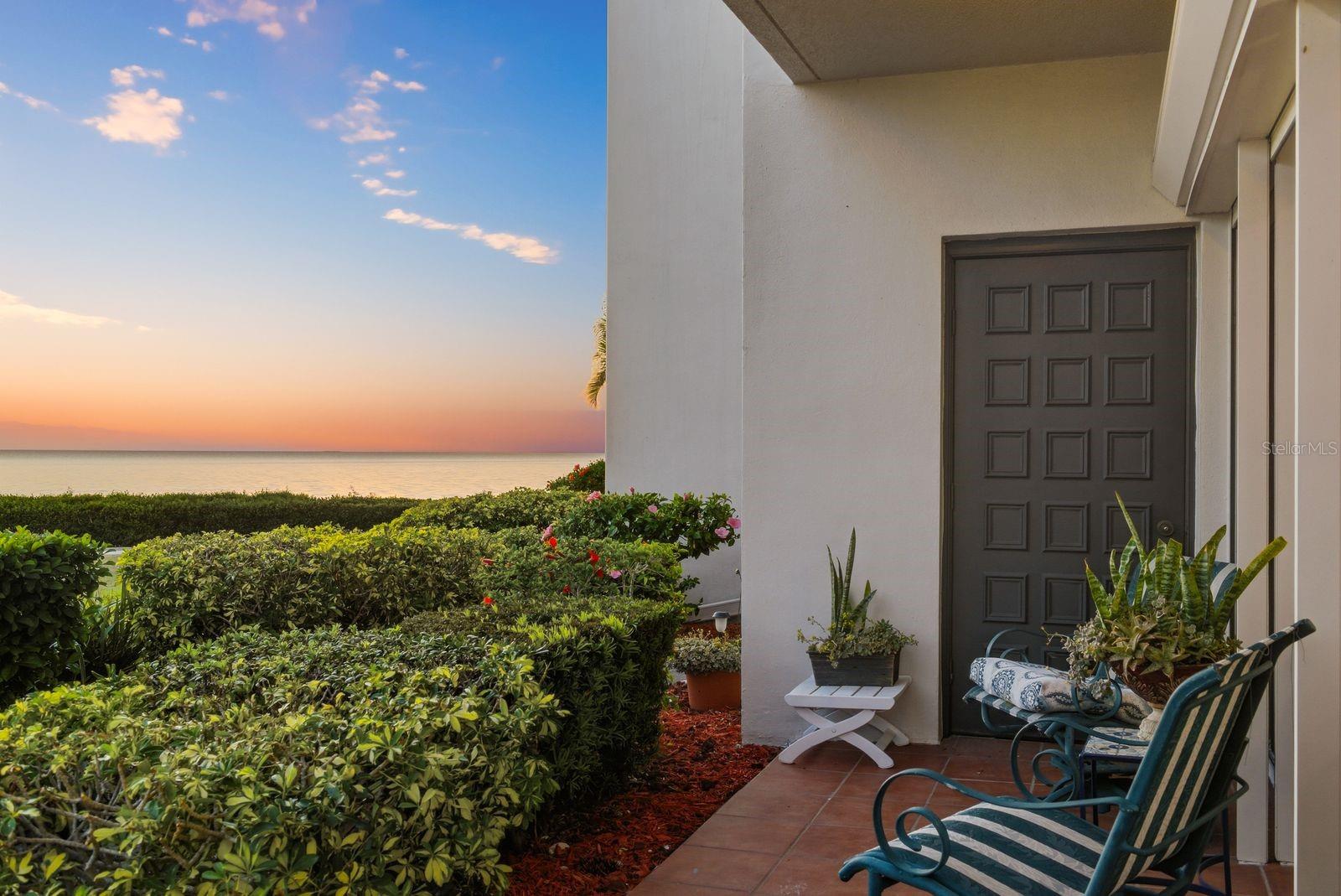 Private Patio to Capture Stunning Sunsets