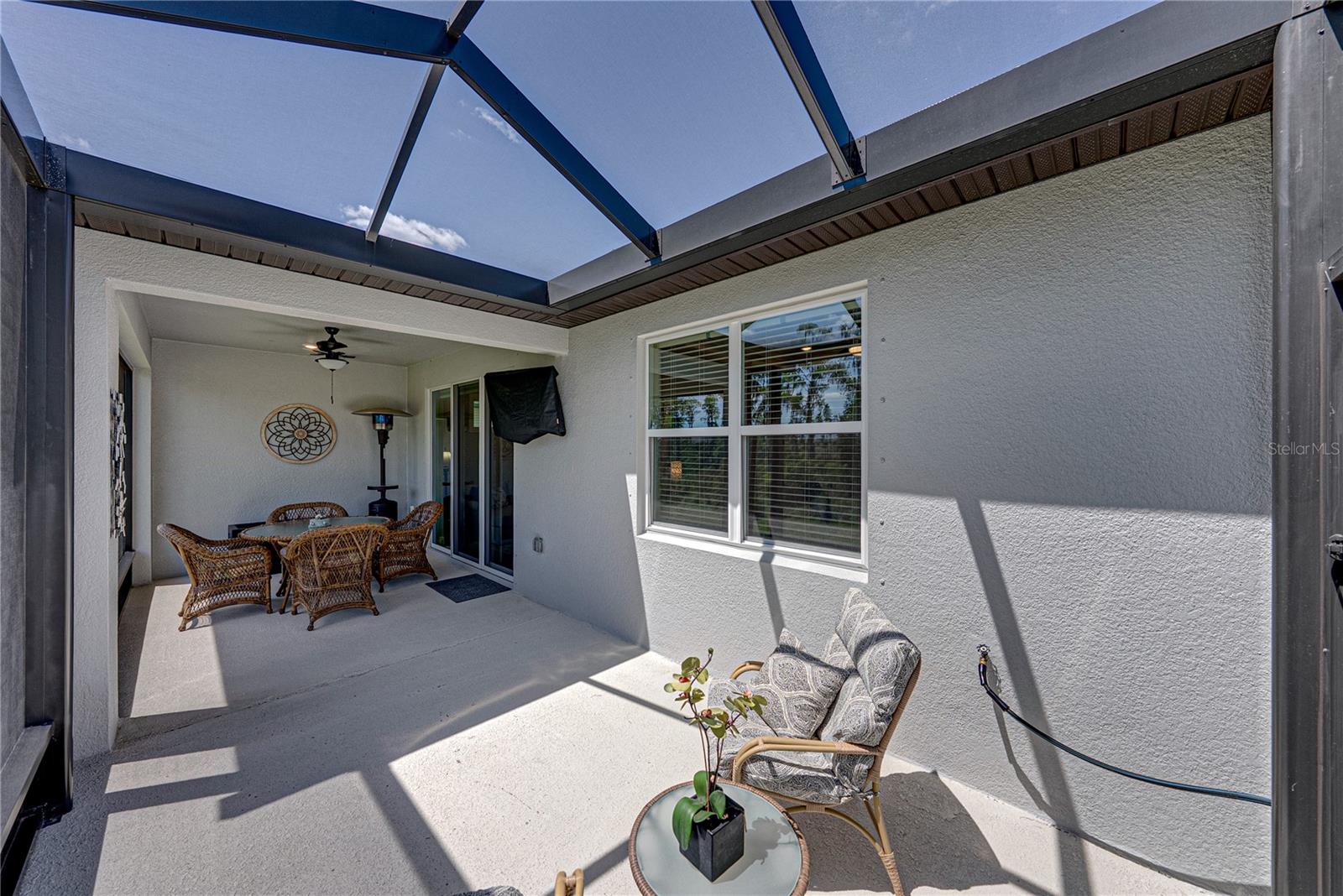 Covered Screened and Extended Lanai on Private Conservation