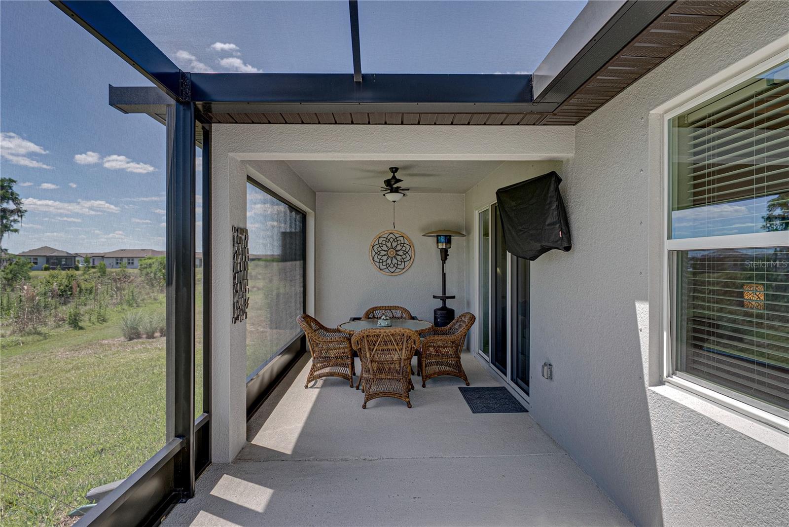Covered Screened and Extended Lanai on Private Conservation
