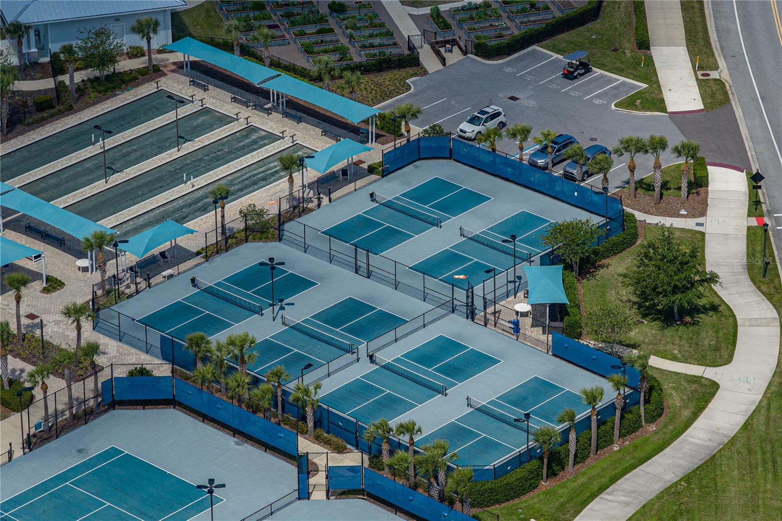 Lighted Tennis, Pickleball, Shuffleboard Courts