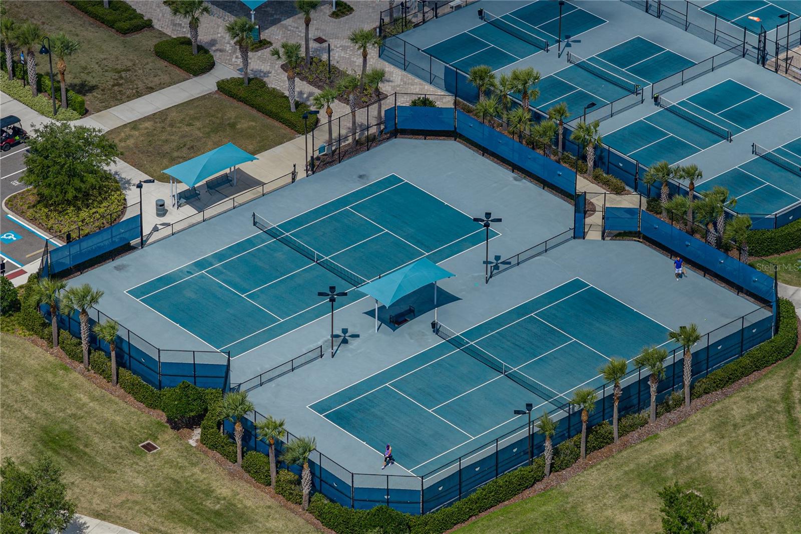 Lighted Tennis Courts