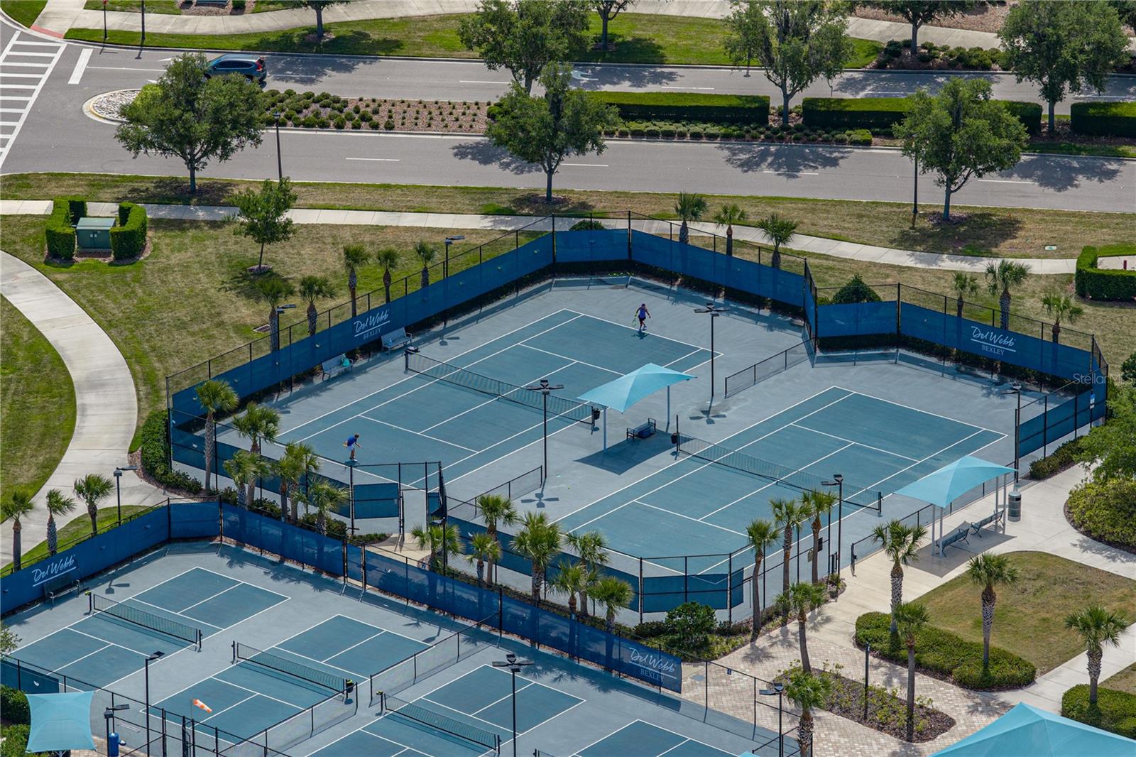 Lighted Tennis Courts