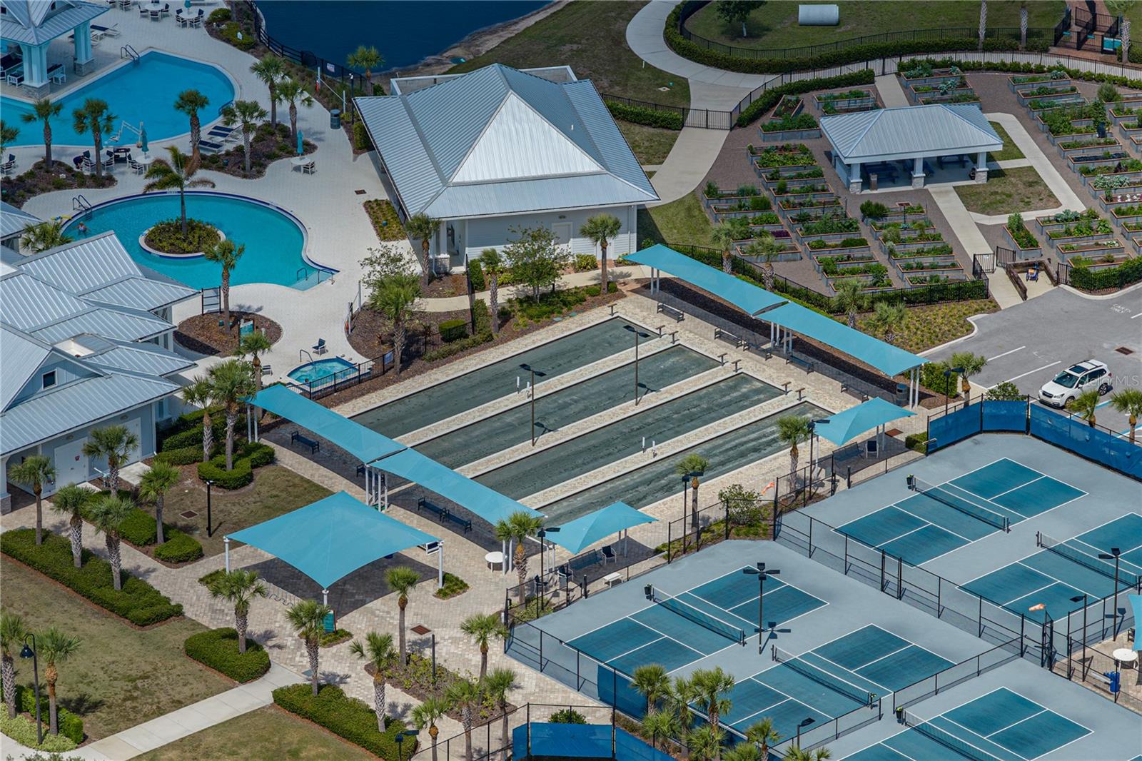 Lighted Tennis, Pickleball, Shuffleboard Courts