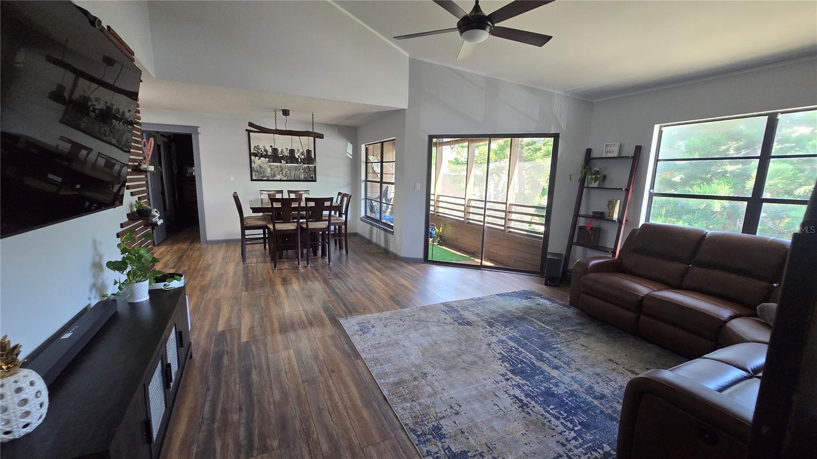 Open floor plan with lots of natural light and great views from almost every room.