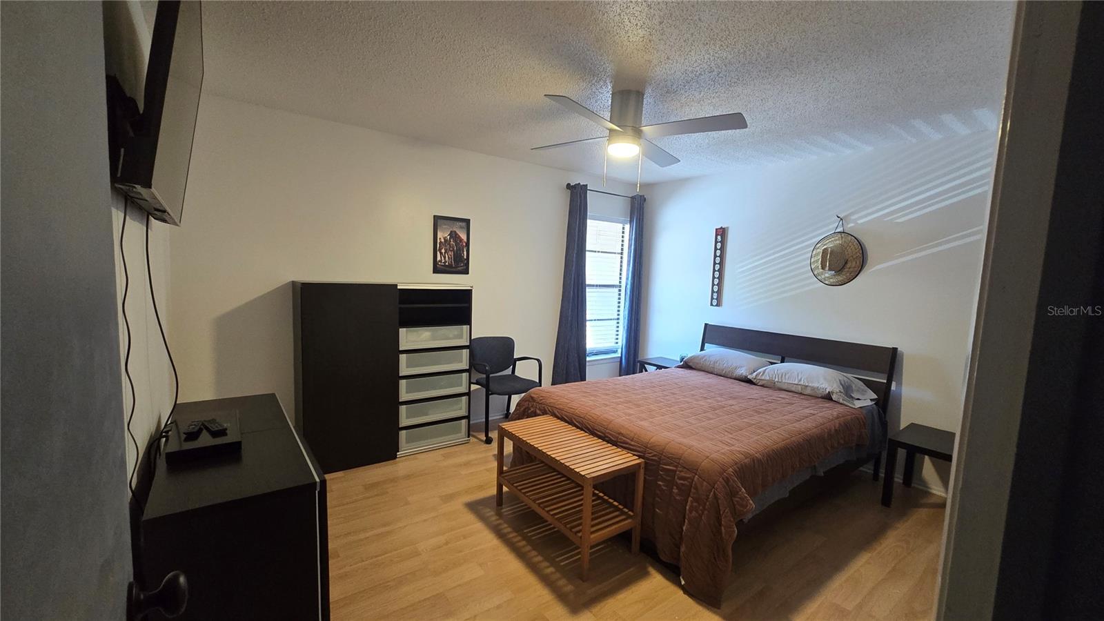 2nd bedroom is quite big.  Large enough for a king sized bed, a home office or can be used as a den/familly room.