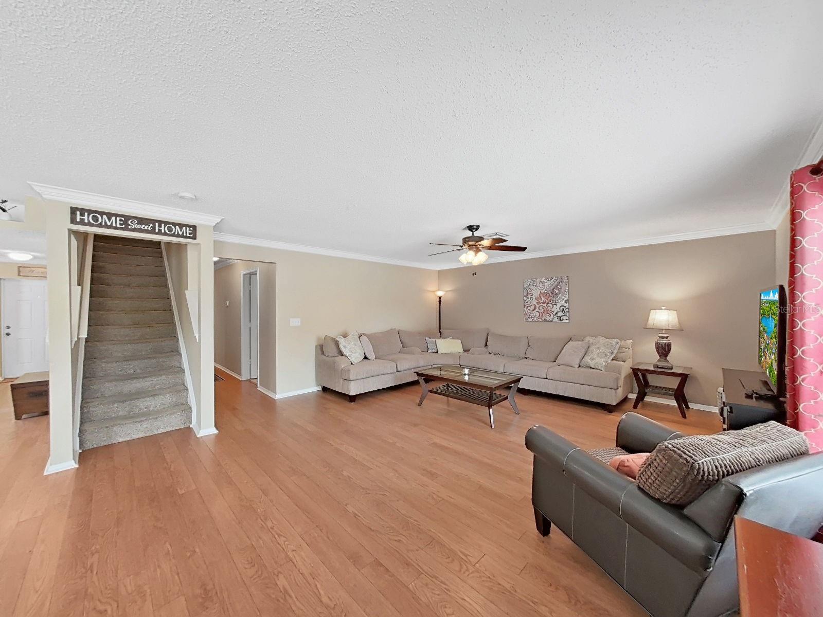 Oversized Living Room with enough room for everyone to relax and gather!