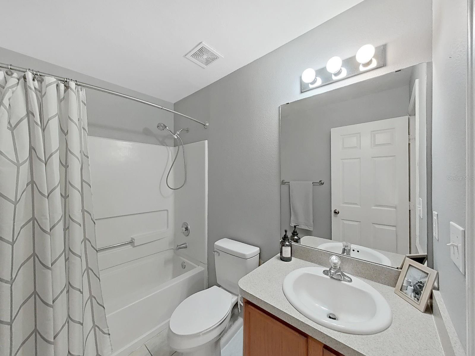 Four FULL Bathrooms in this home.