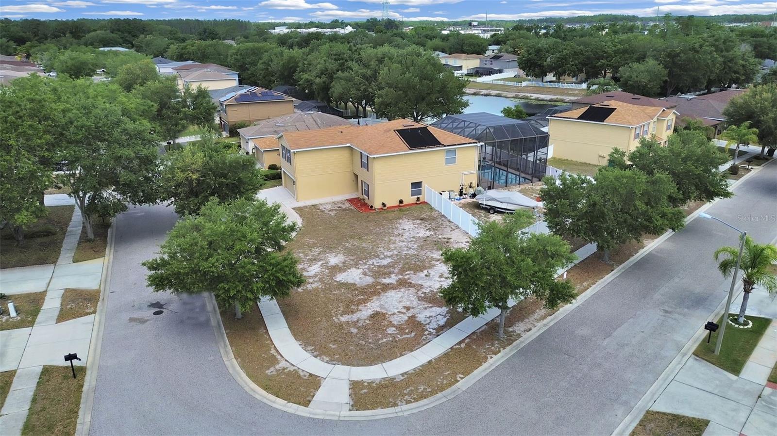 Over a quarter-acre corner lot! Set in an established neighborhood.... rare!