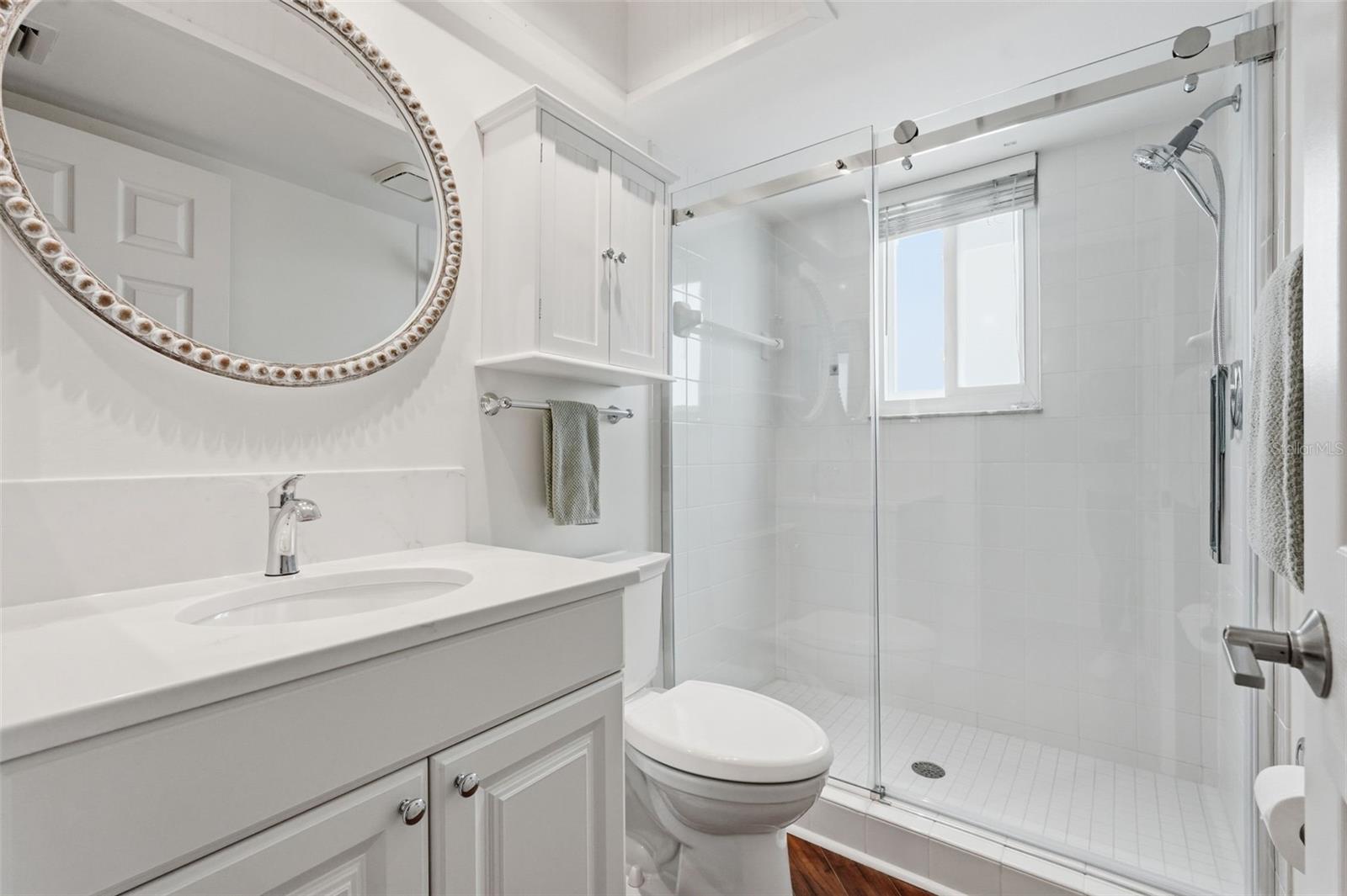 Updated 2nd Floor Bath just off the kitchen.