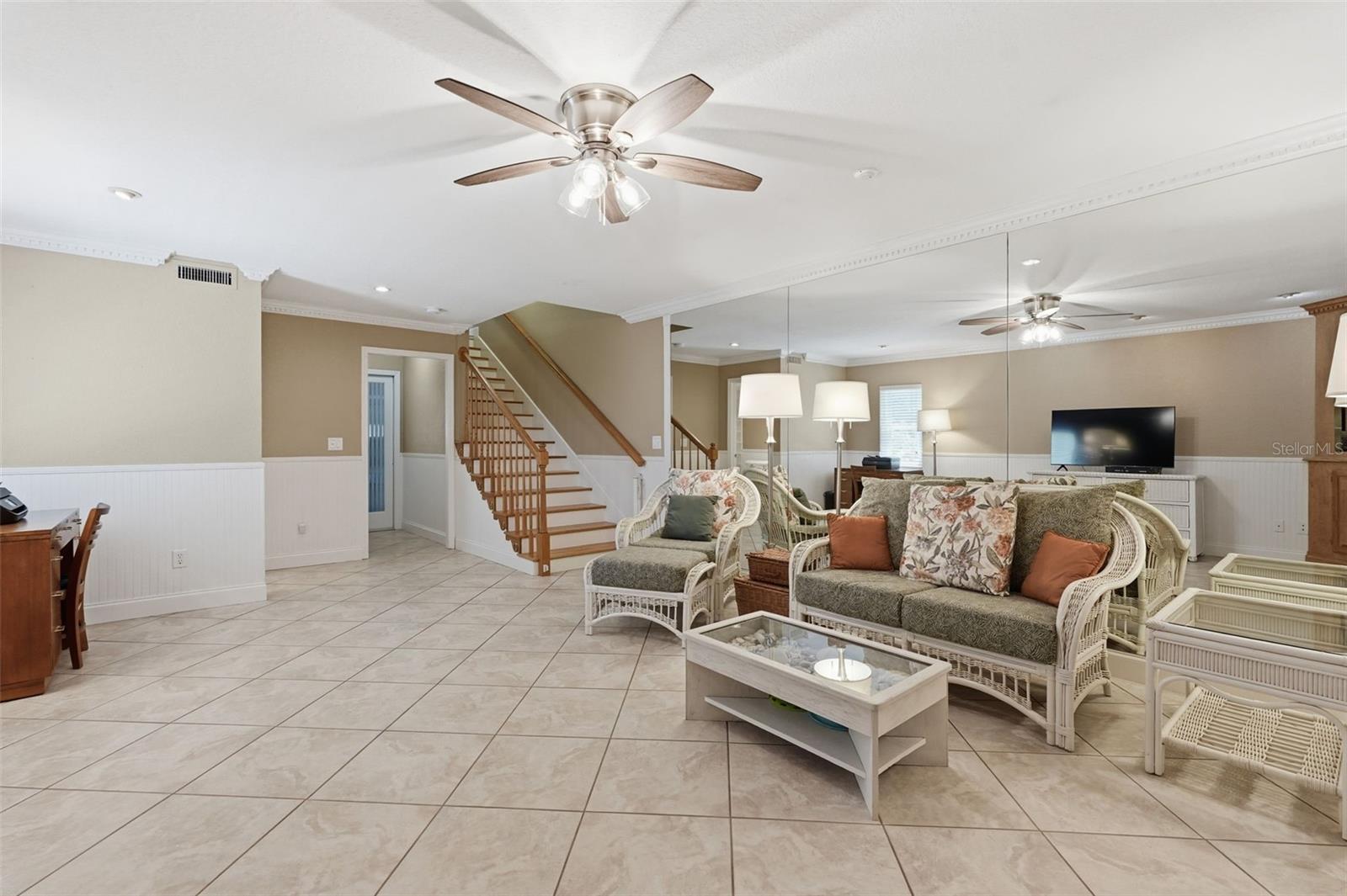 This Bonus Room can be used for exercise room, Man Cave or extra guest space.