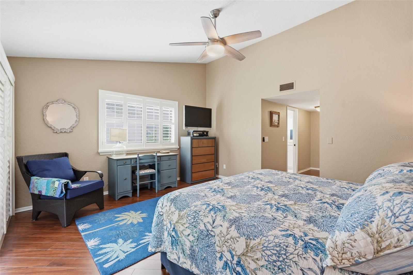Vaulted Ceilings make this room feel even more spacious