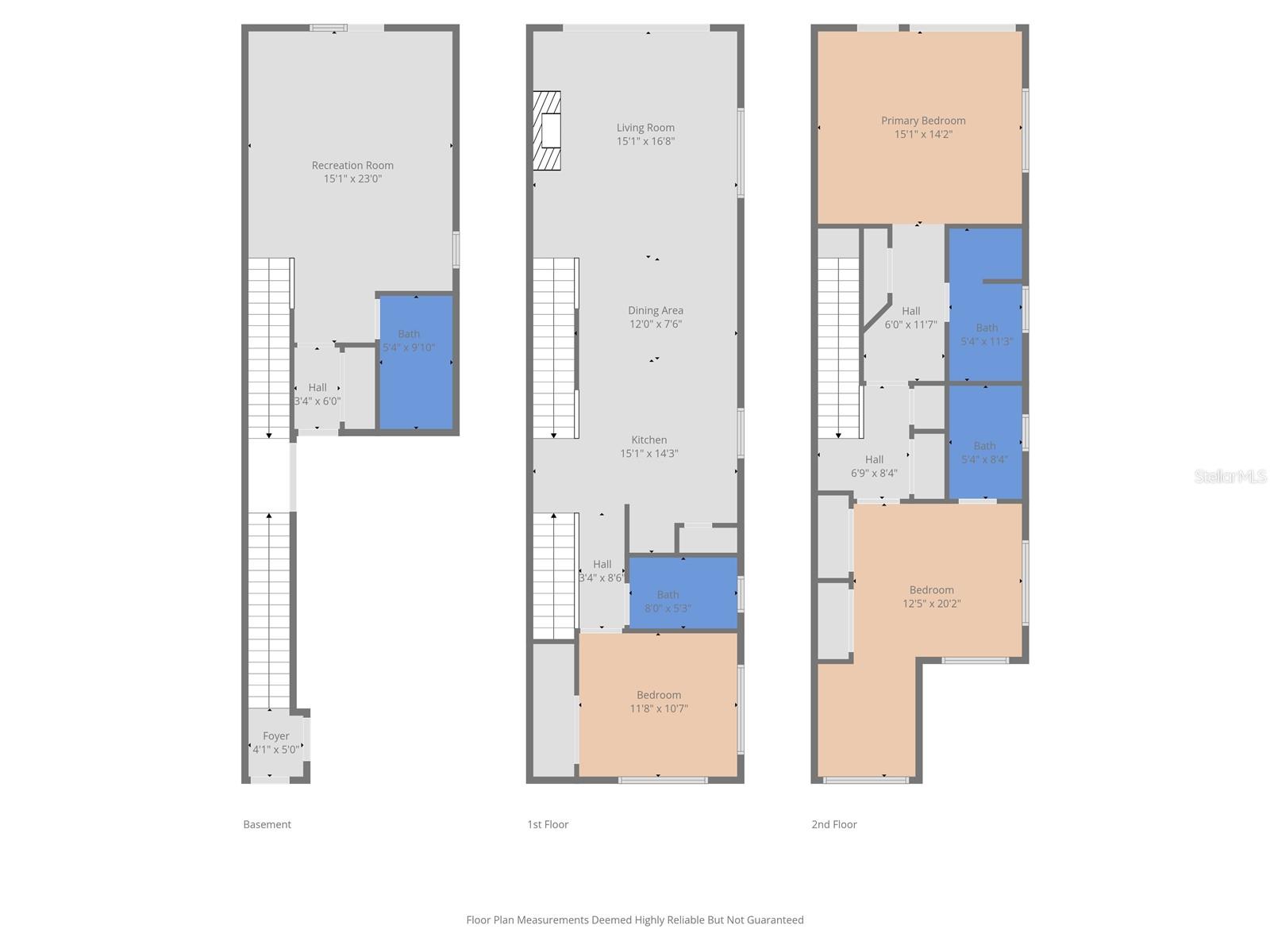 All three floors