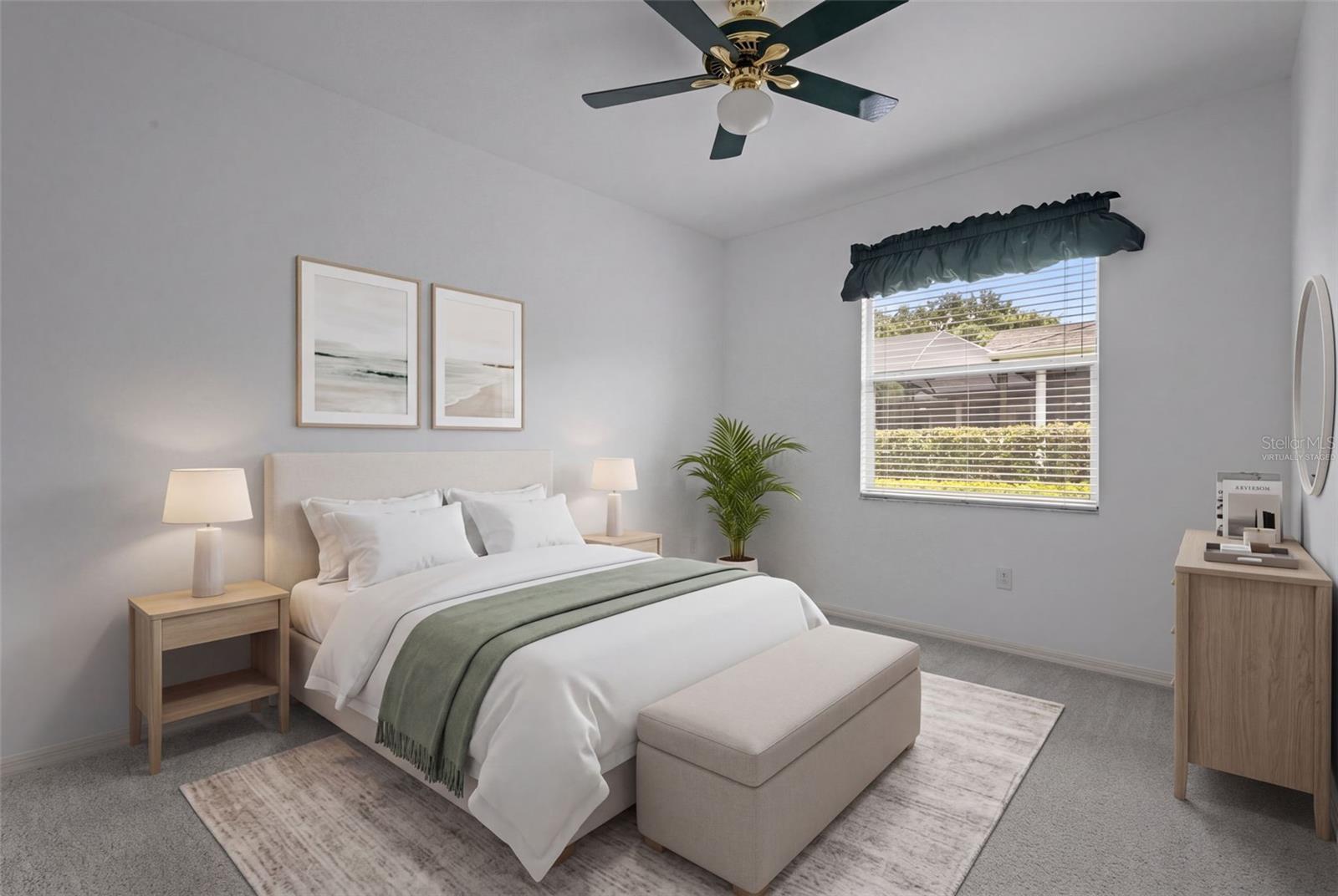 Bedroom 3 - virtually staged