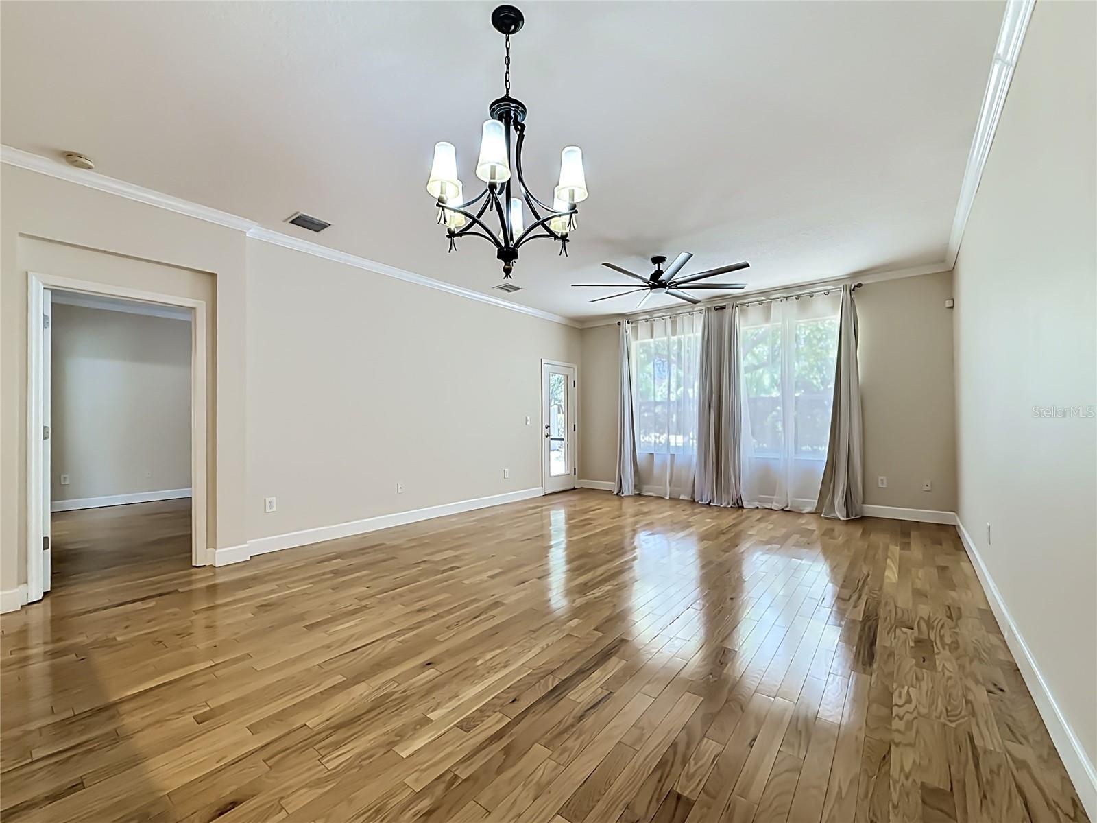 Living Room/dining room - Open Concept