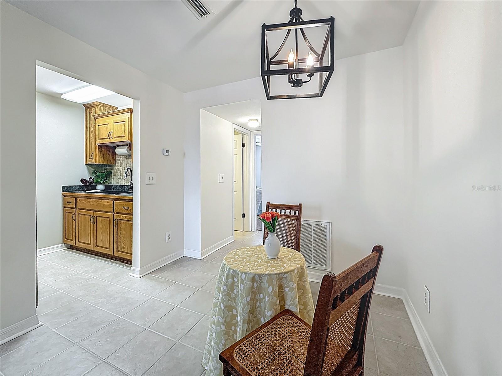 2442 Enterprise Rd no 6, dining area, view toward kitchen