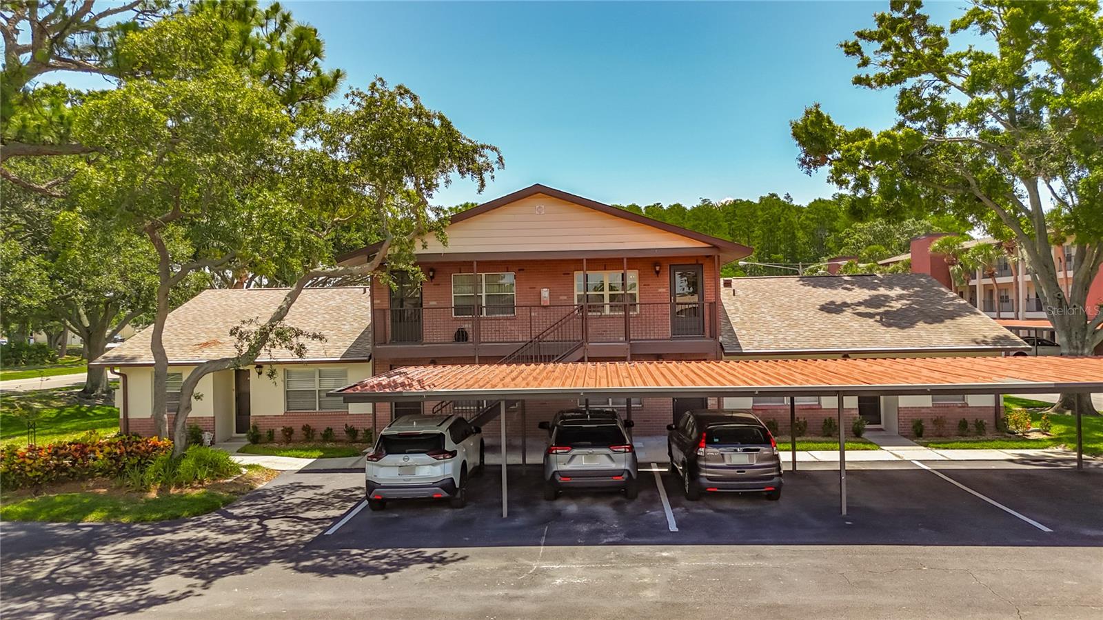 2442 Enterprise Rd building, covered parking.