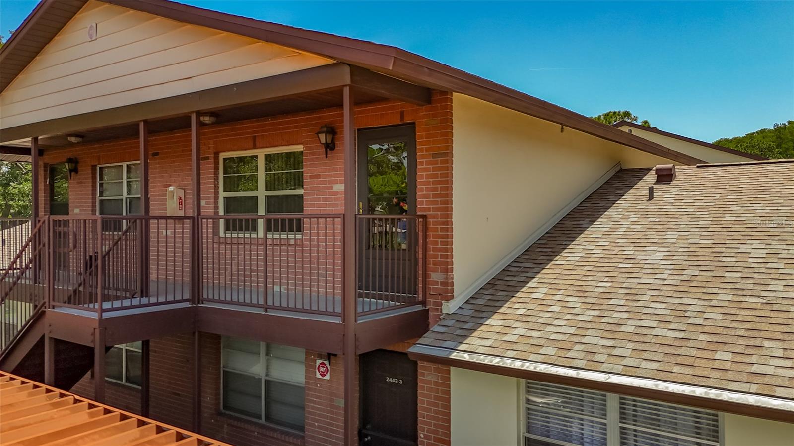 2442 Enterprise Rd no 6, unit 6 is 2nd floor, end unit