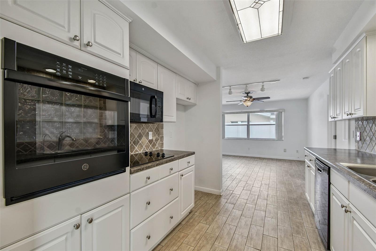 Kitchen looking into family room