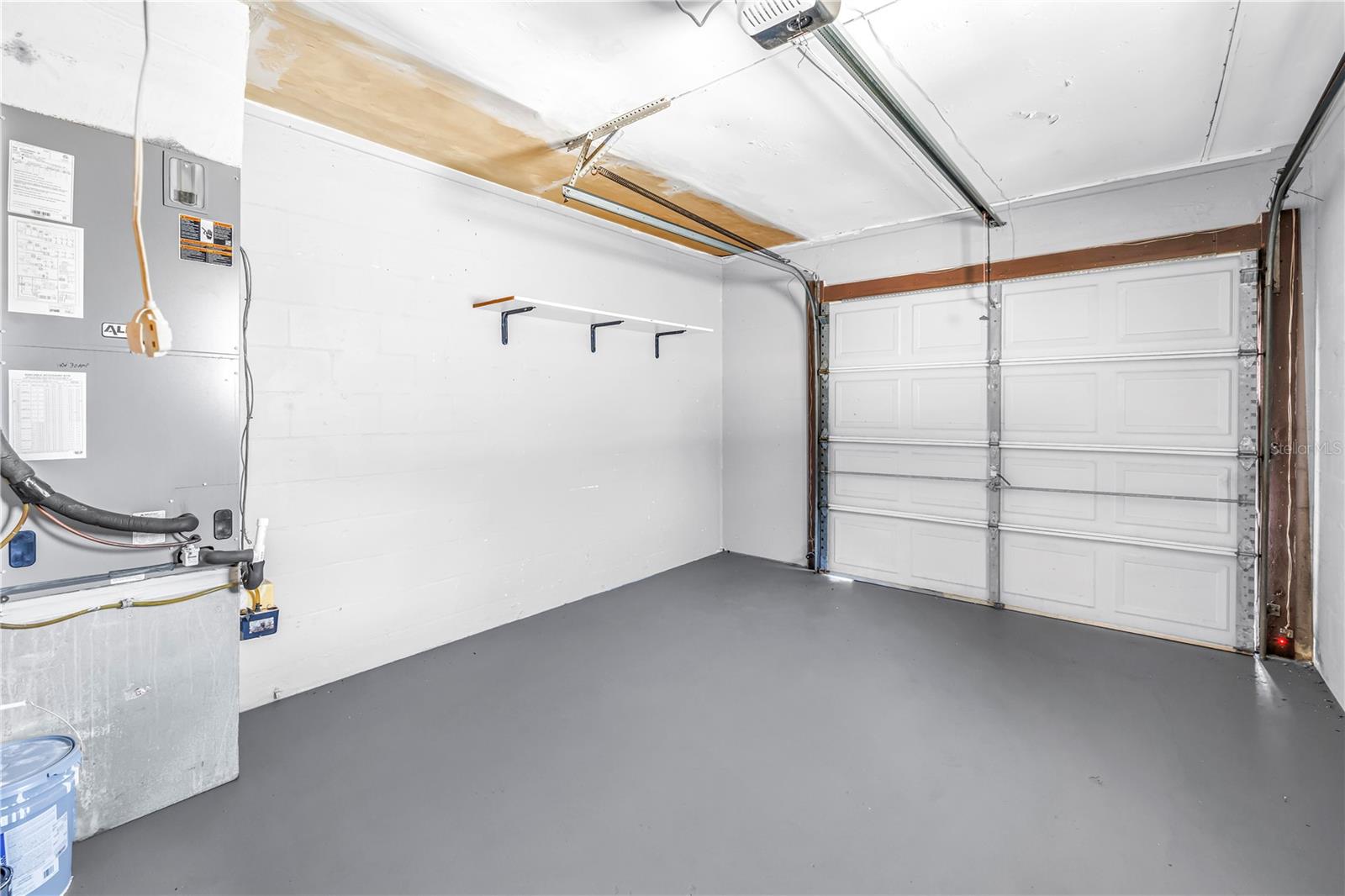 Garage with door opener