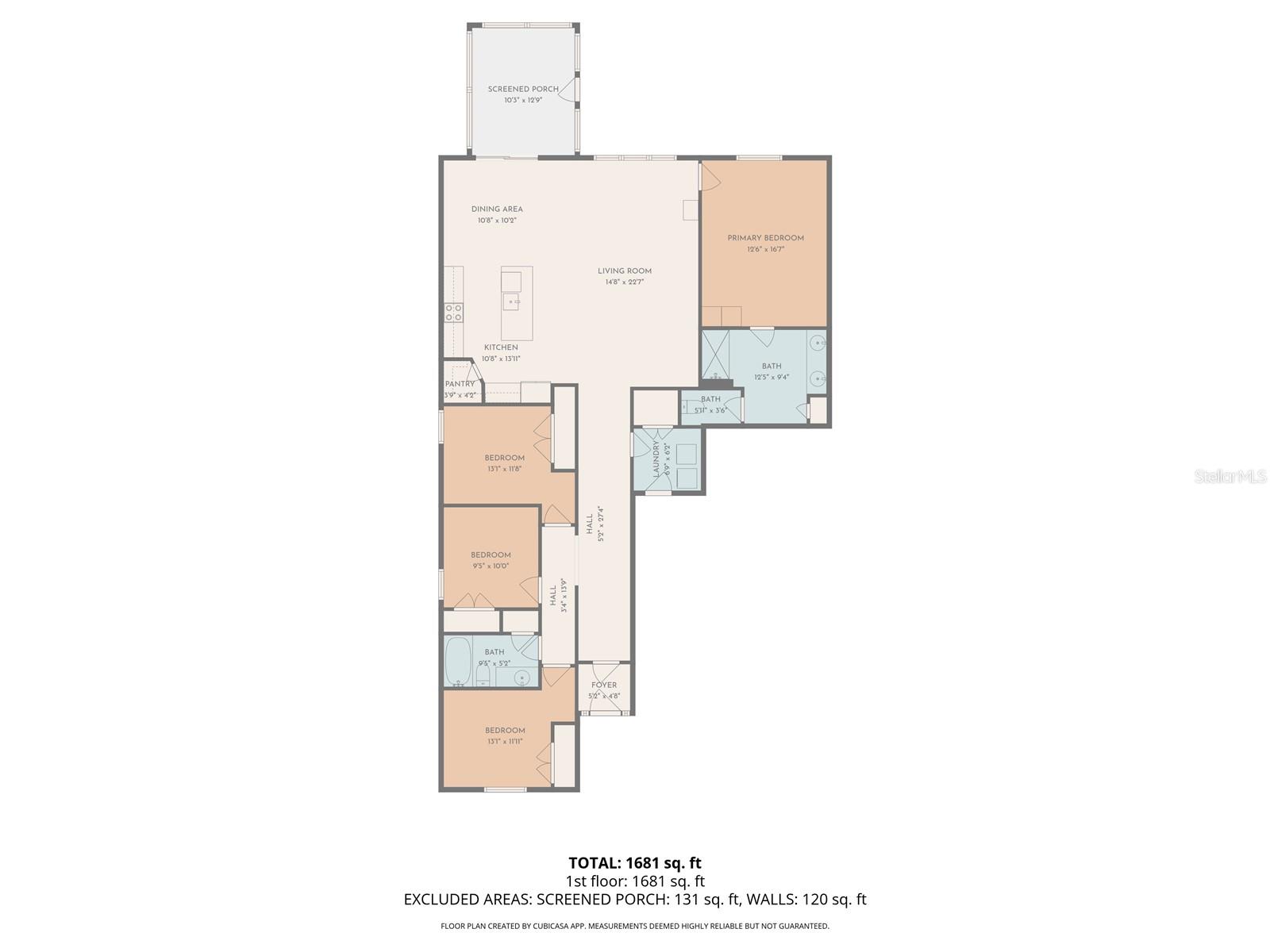 Floor Plan w/room dimensions
