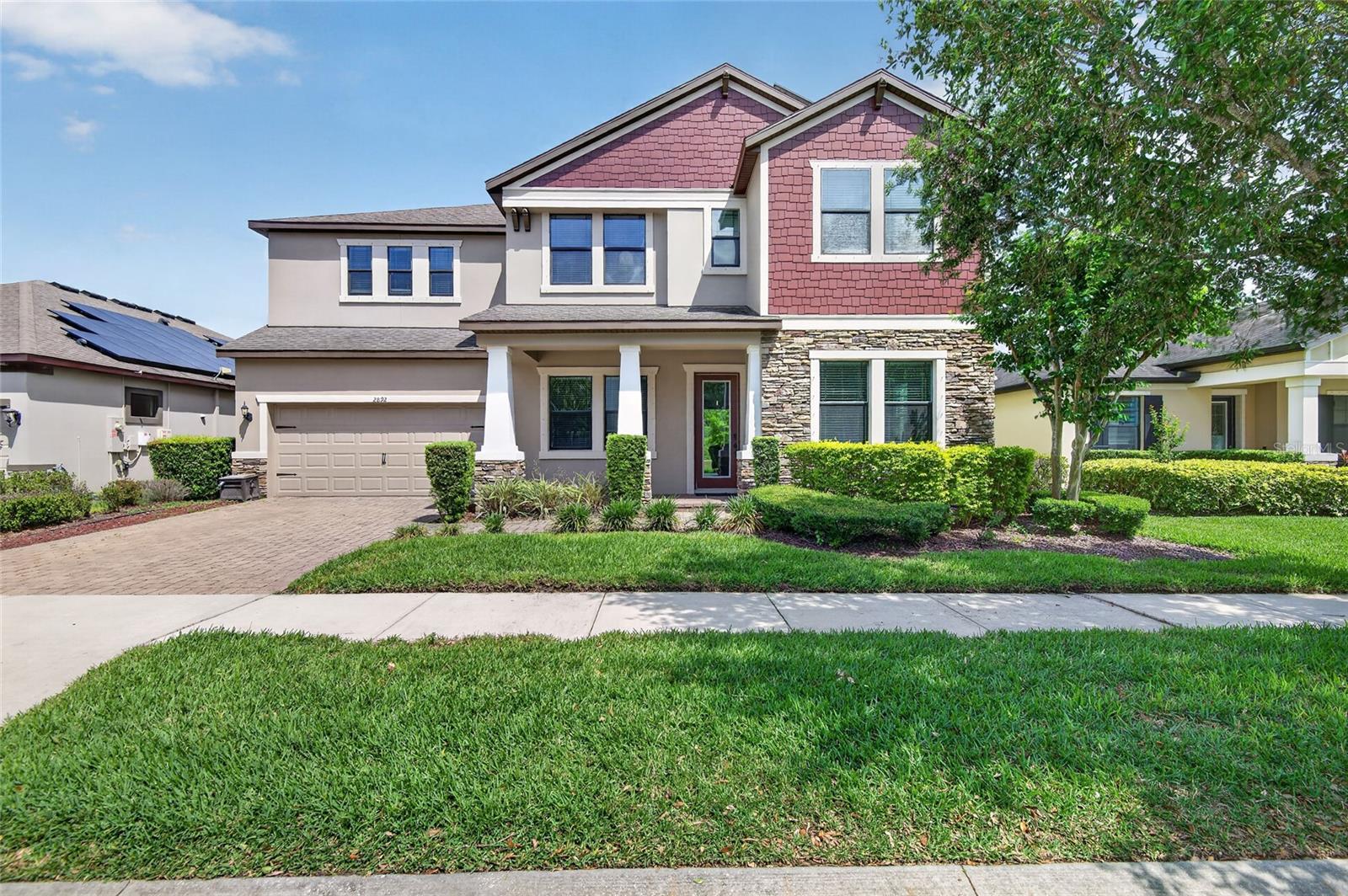 Front View of the Home- Great Curb Appeal