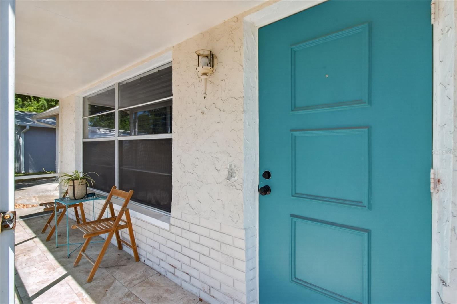 Front porch & door