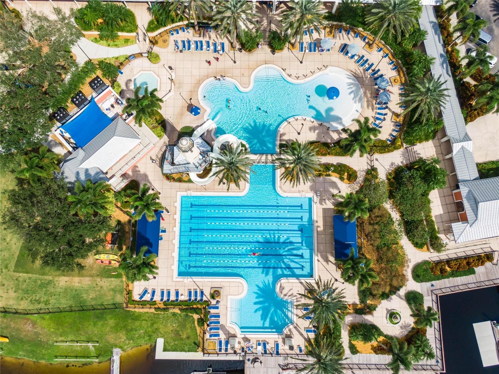 Aerial Community Pool