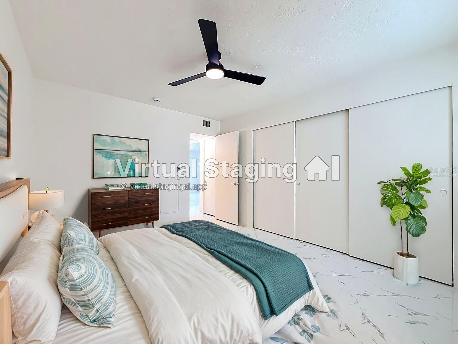 Master Bedroom Virtually Staged