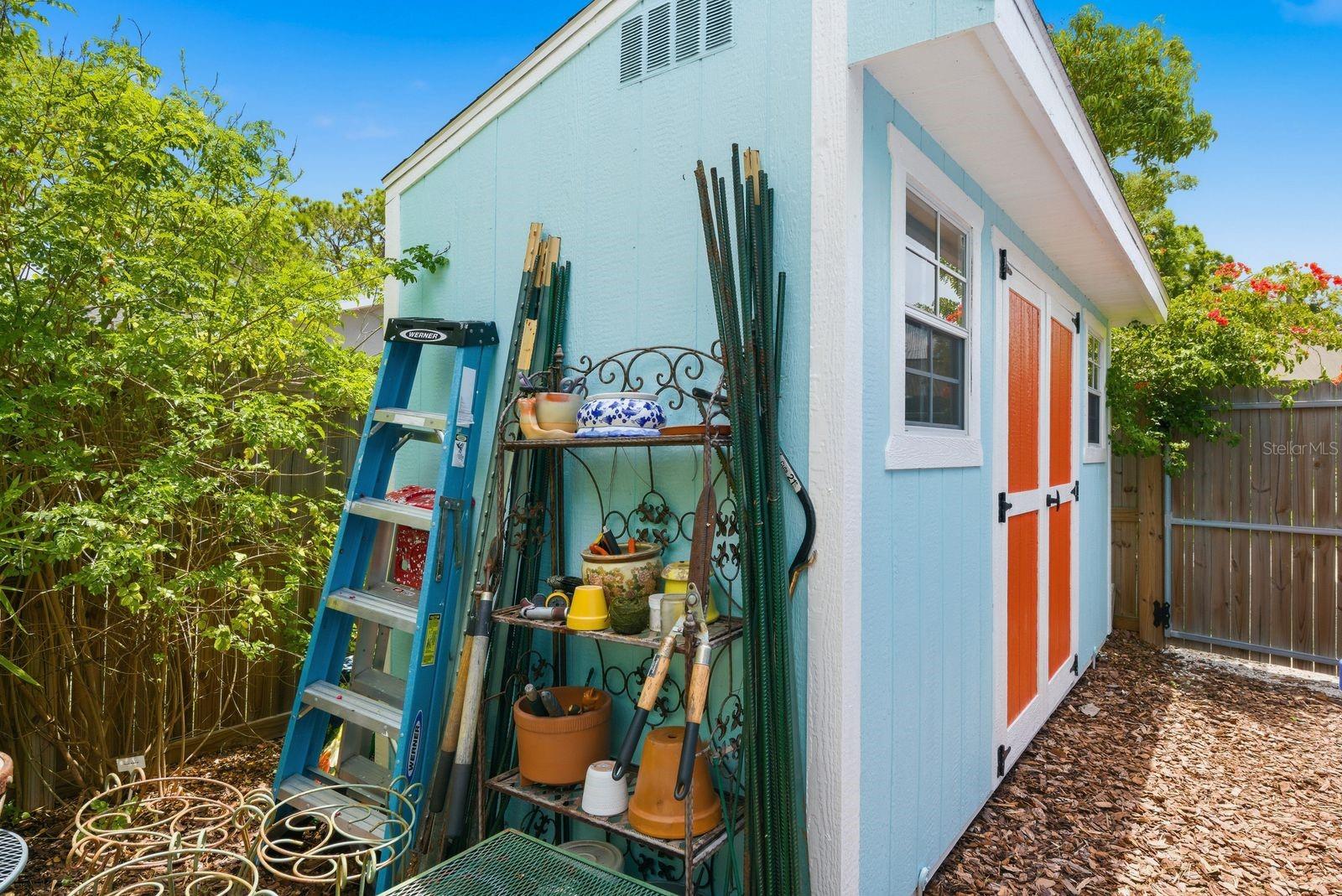 custom built shed