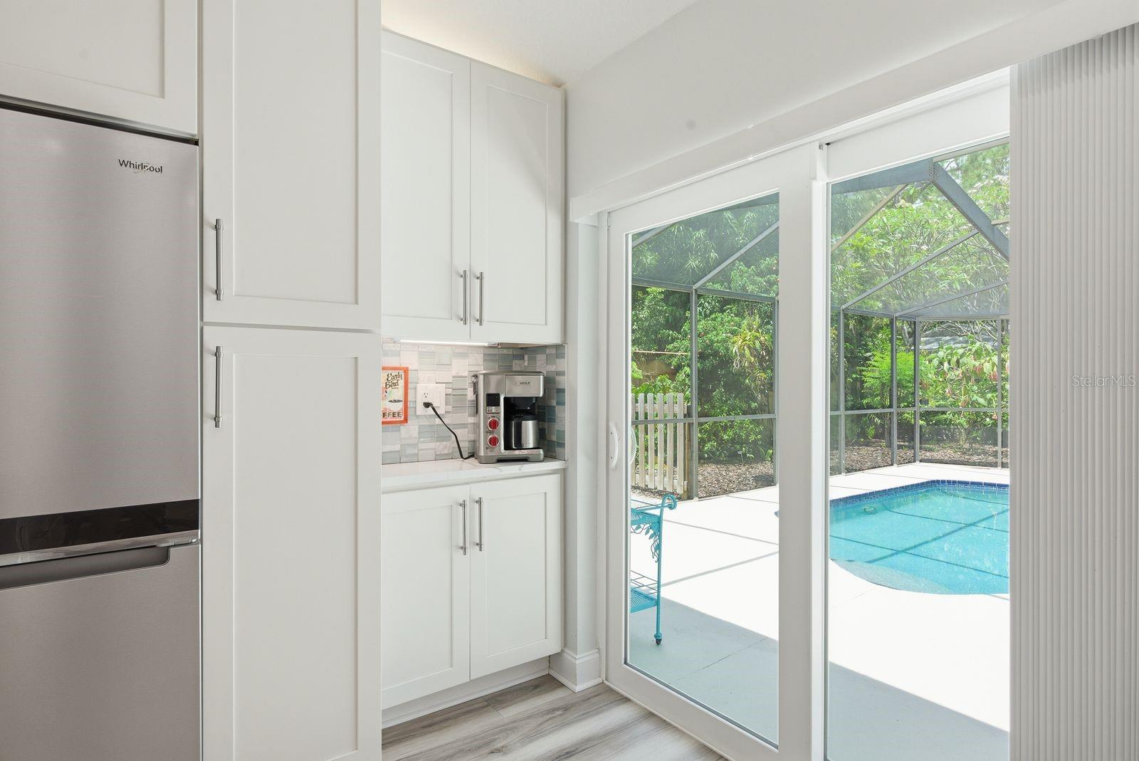 exit to pool