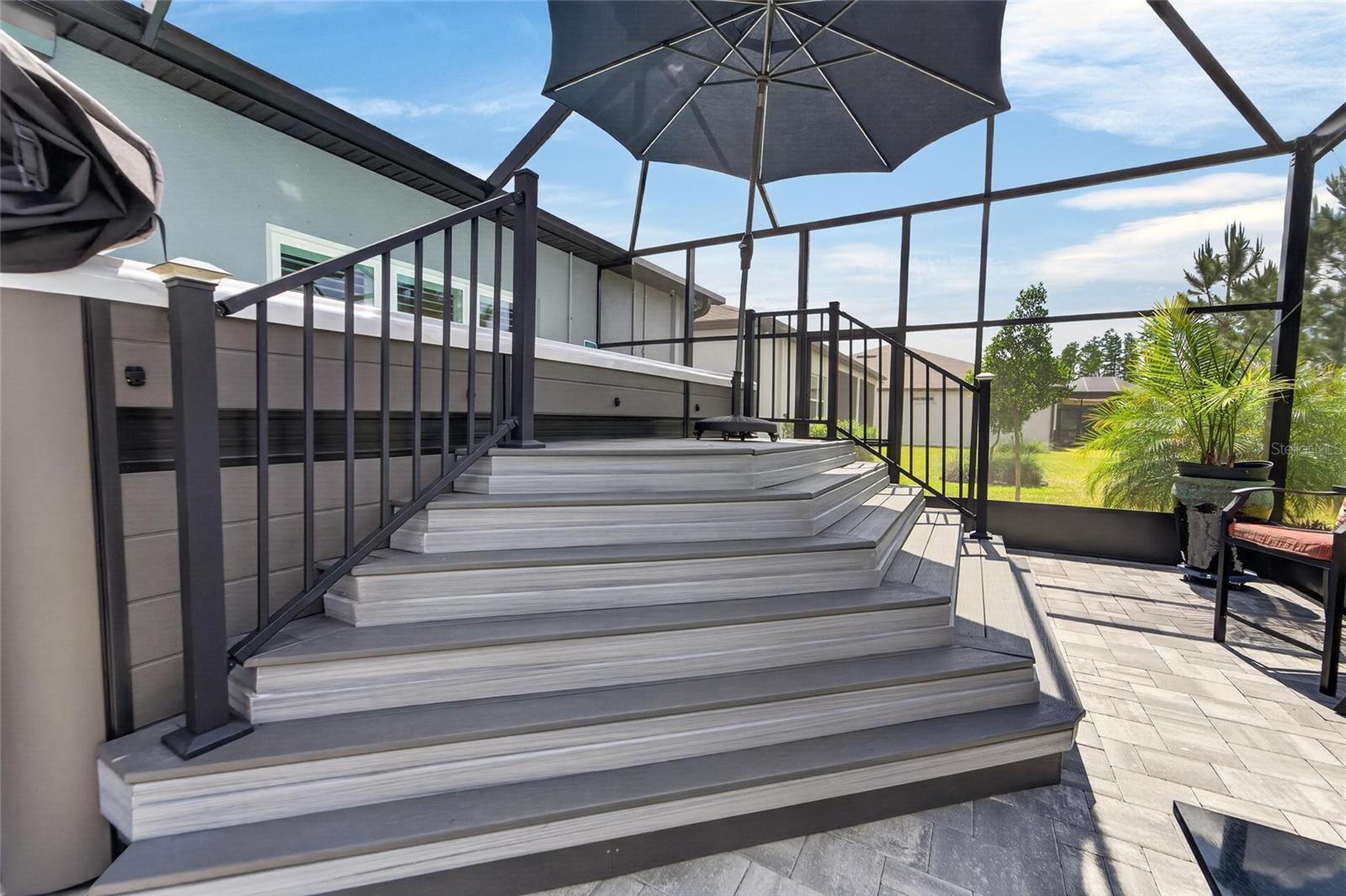 Swim Spa stairs