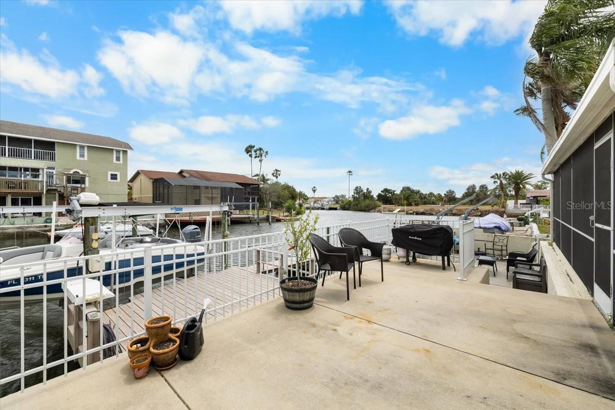 Open concrete porch # 1