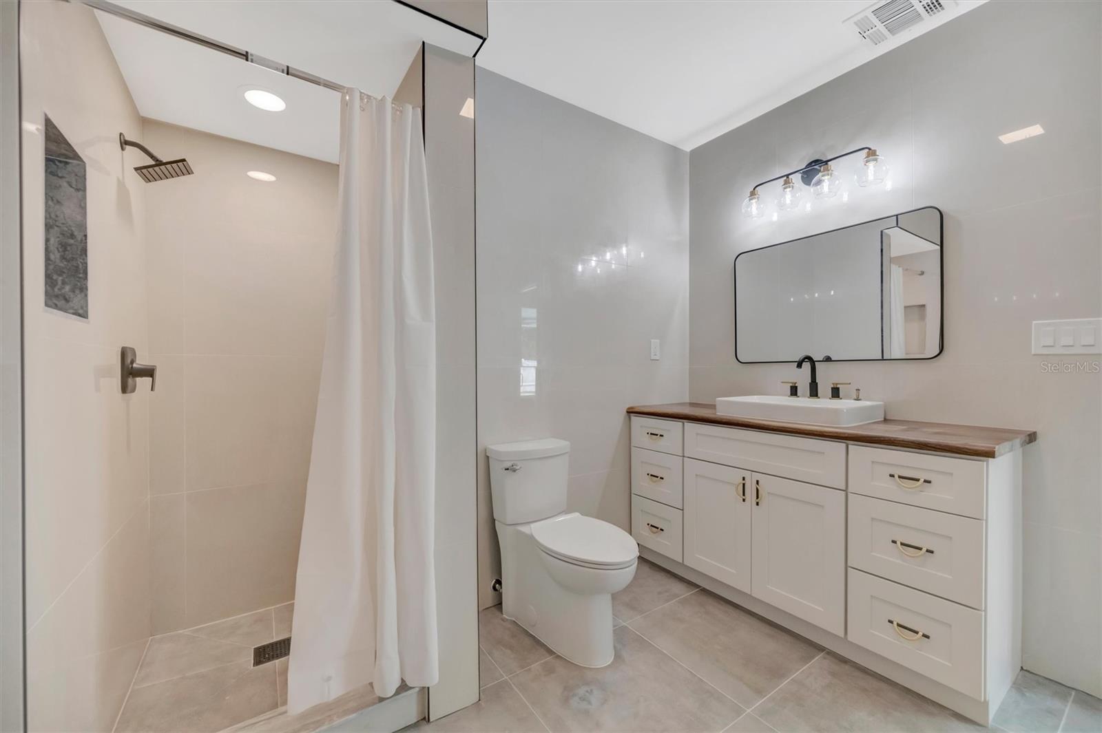 The 2nd bathroom off the Family Room