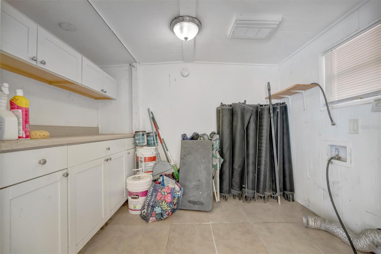 The Laundry Room outside by the patio