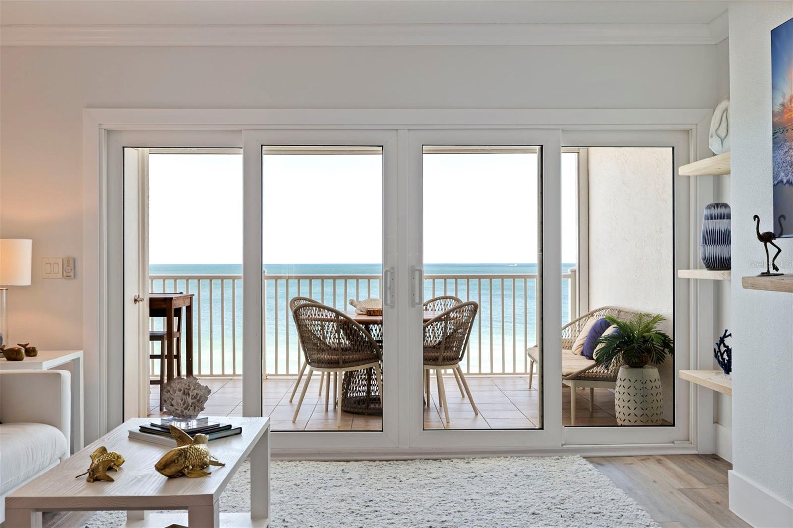 Gorgeous View of the Gulf From The Living Area