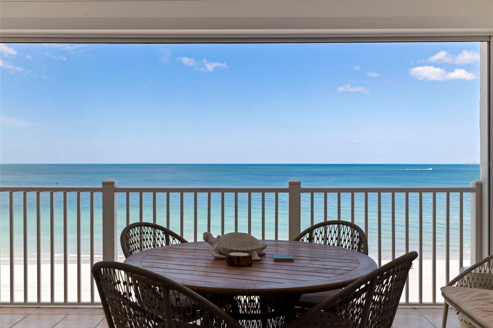 Private Balcony with Sunset Views Over The Gulf