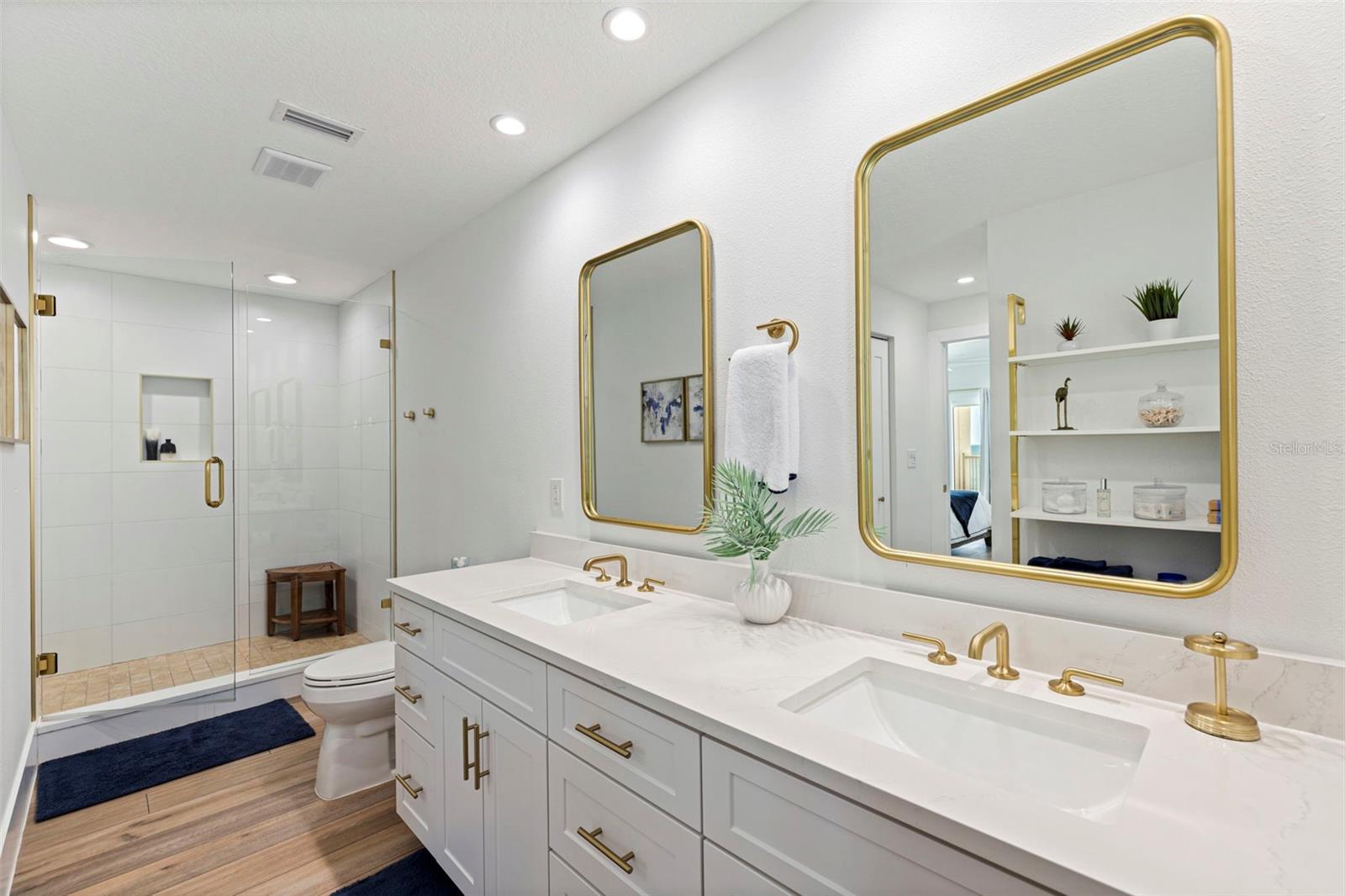 Renovated Primary Bathroom with Modern Finishes