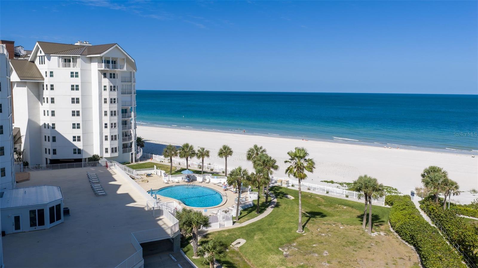This could be your new home or vacation home with direct access to the beach, pool area, gathering area and a community gym