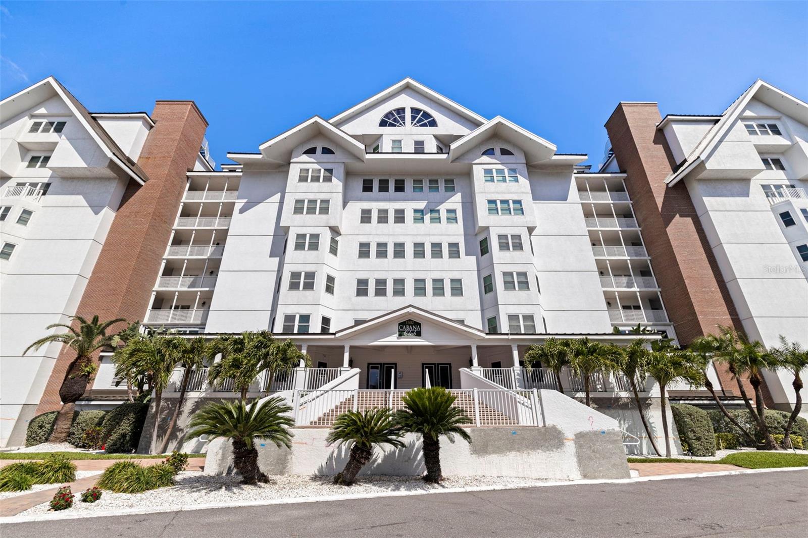 Beachfront Building On Sand Key Beach
