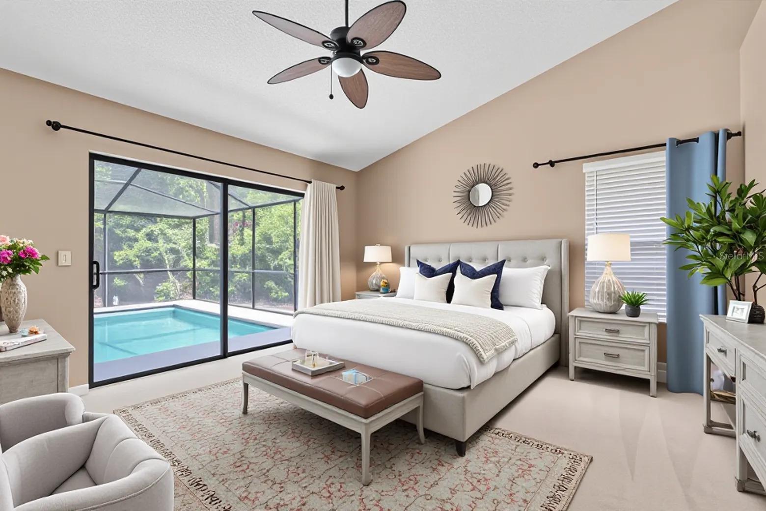 owners suite/staged